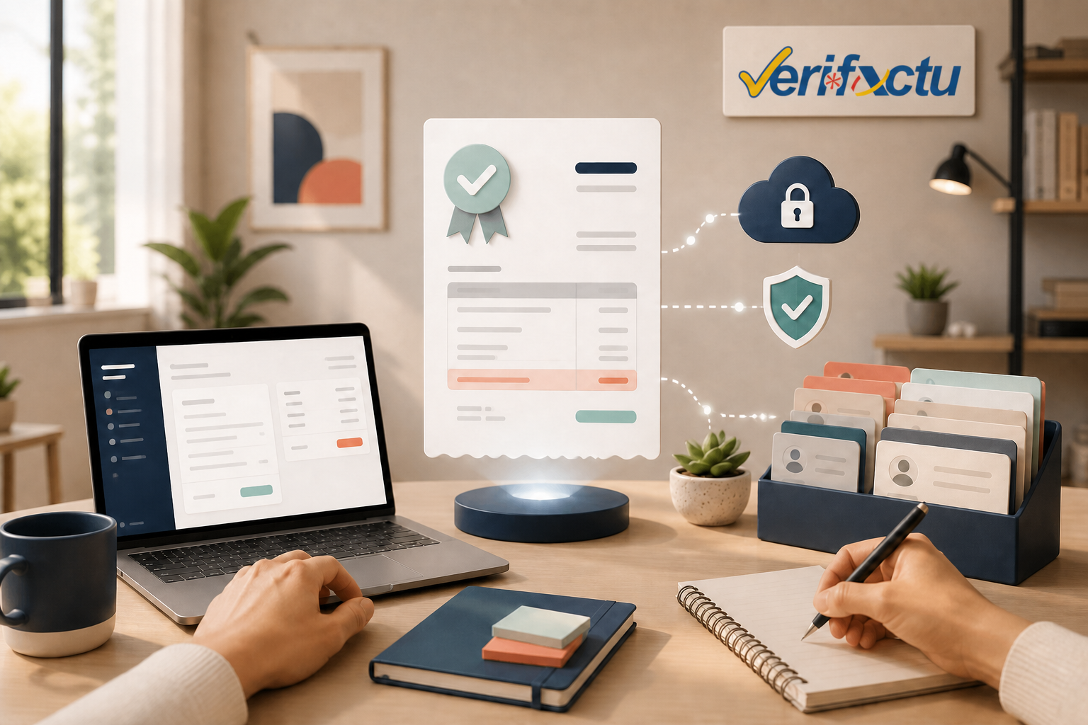 Autónomo comparando programas para crear facturas VeriFactu